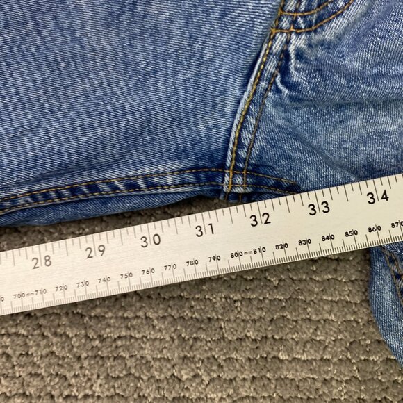 Levi's 550 Relaxed Fit Jeans Men's 34 x 32 Fits 33 x 31.5 Blue Stretch - Picture 13 of 13